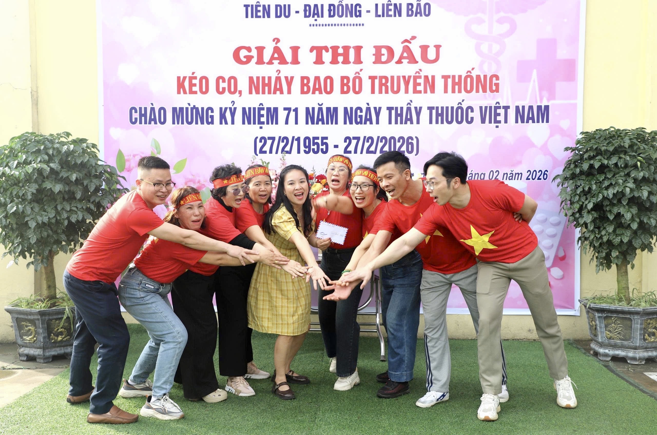Liên Trạm Y tế Đại Đồng, Tiên Du, Liên Bão Giao lưu thể thao chào mừng 71 năm ngày Thầy thuốc Việt Nam 27.2