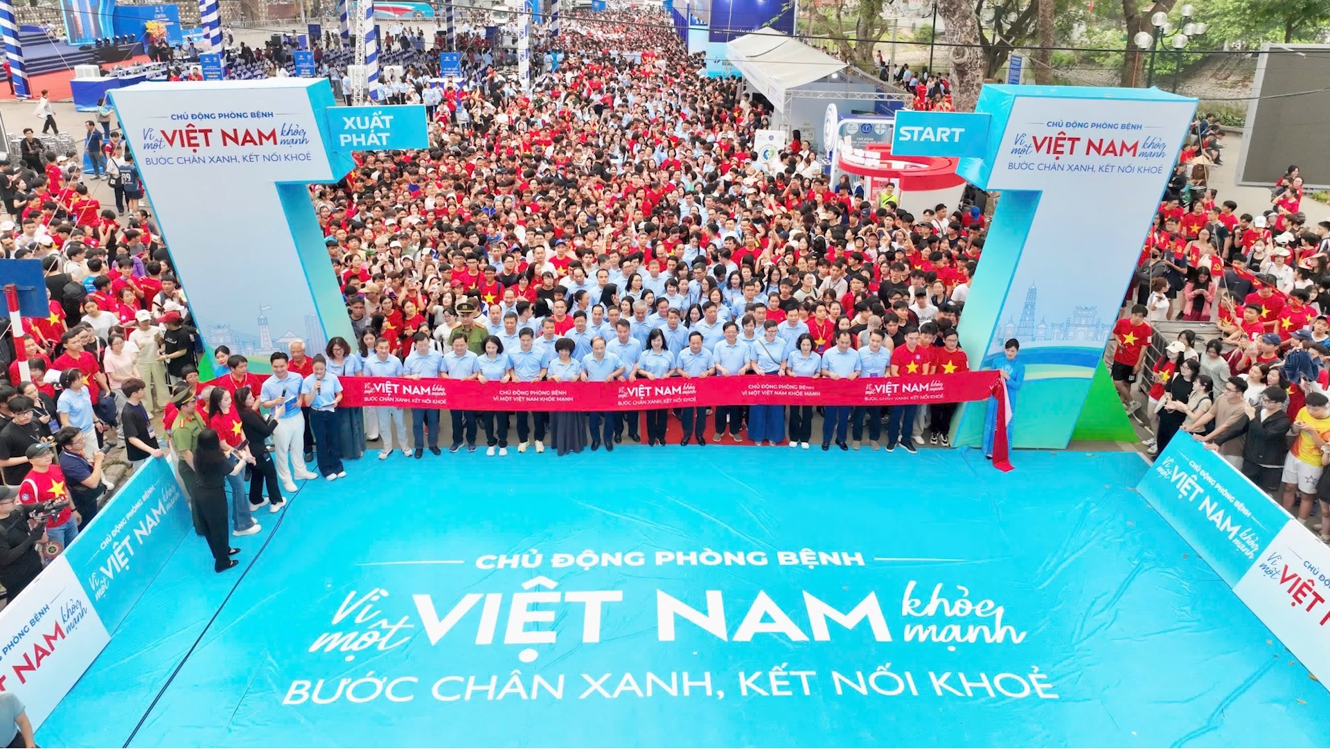 Lan tỏa thông điệp ngày sức khỏe toàn dân tại xã Đại Đồng