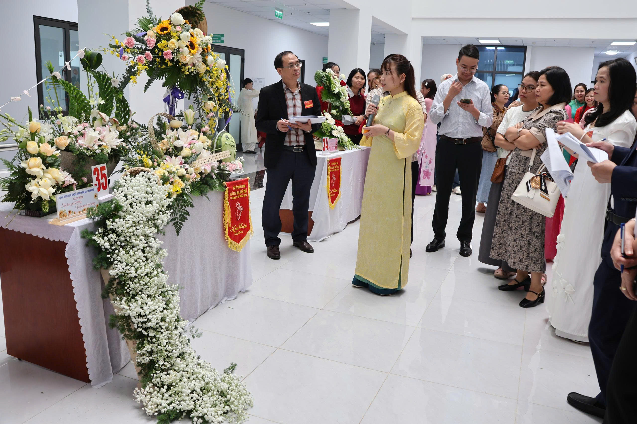 Hội thi cắm hoa nghệ thuật ngành Y tế năm 2026