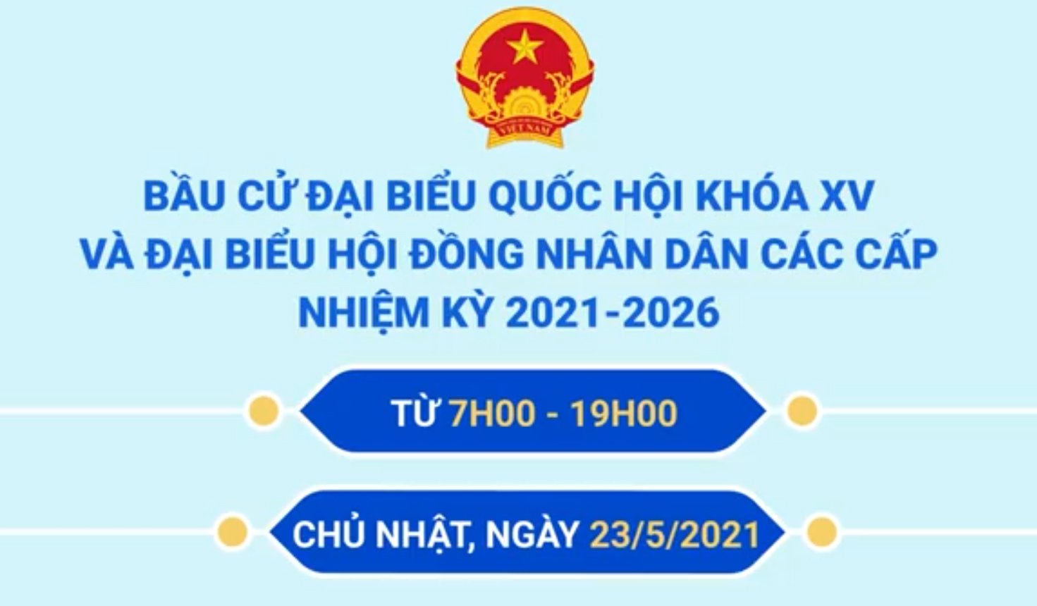Quy trình 6Đ bầu Đại biểu Quốc hội khóa XV và đại biểu HĐND các cấp nhiệm kỳ 2021-2026