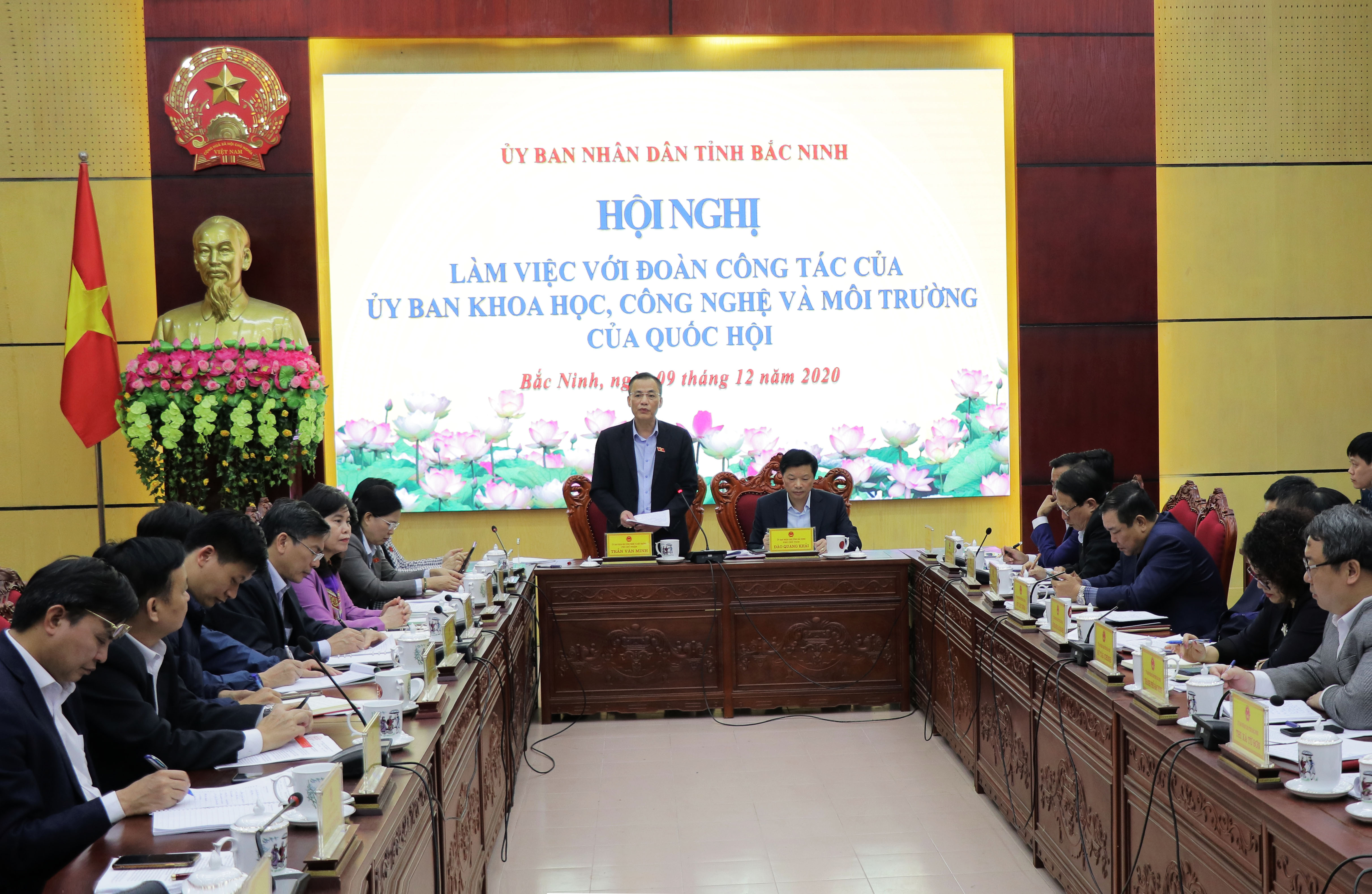 Ủy ban Khoa học, Công nghệ và Môi trường làm việc tại Bắc Ninh