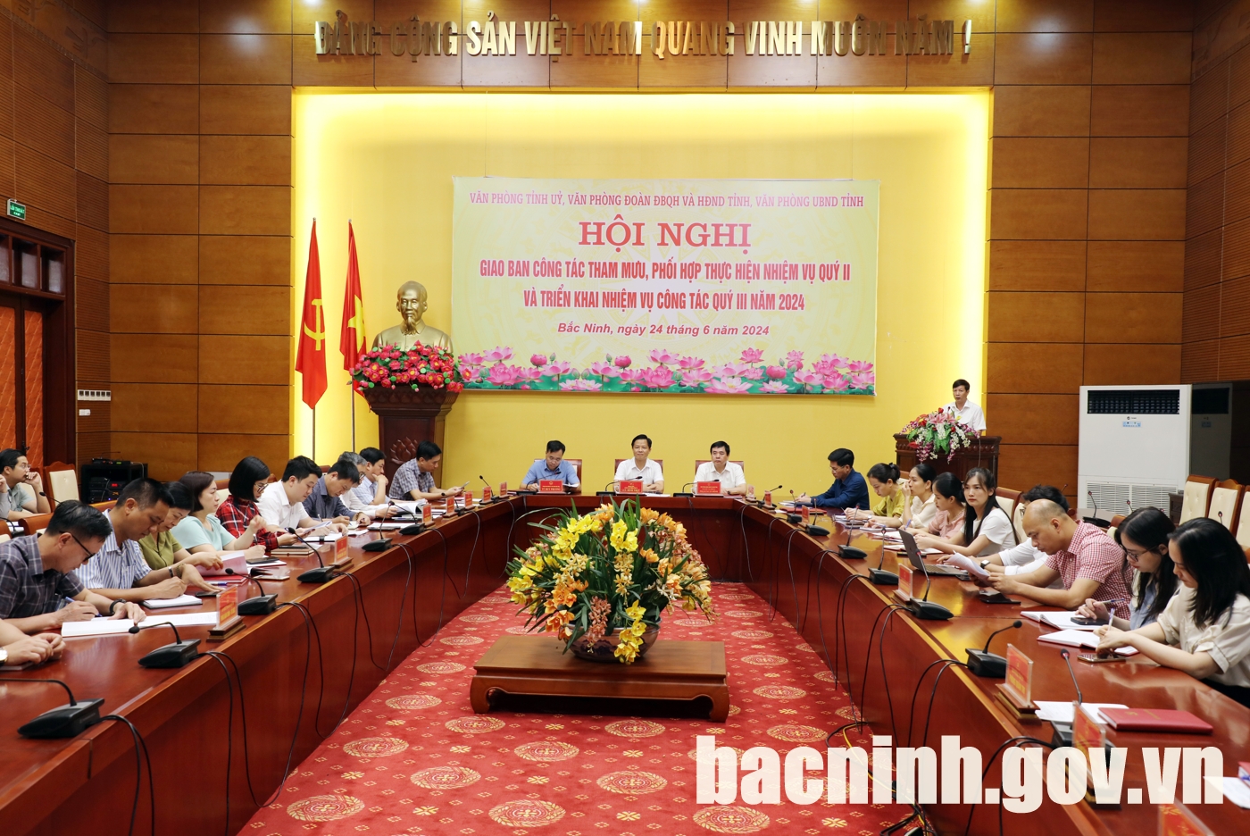 Hội nghị giao ban công tác tham mưu, phối hợp thực hiện nhiệm vụ quý II năm 2024