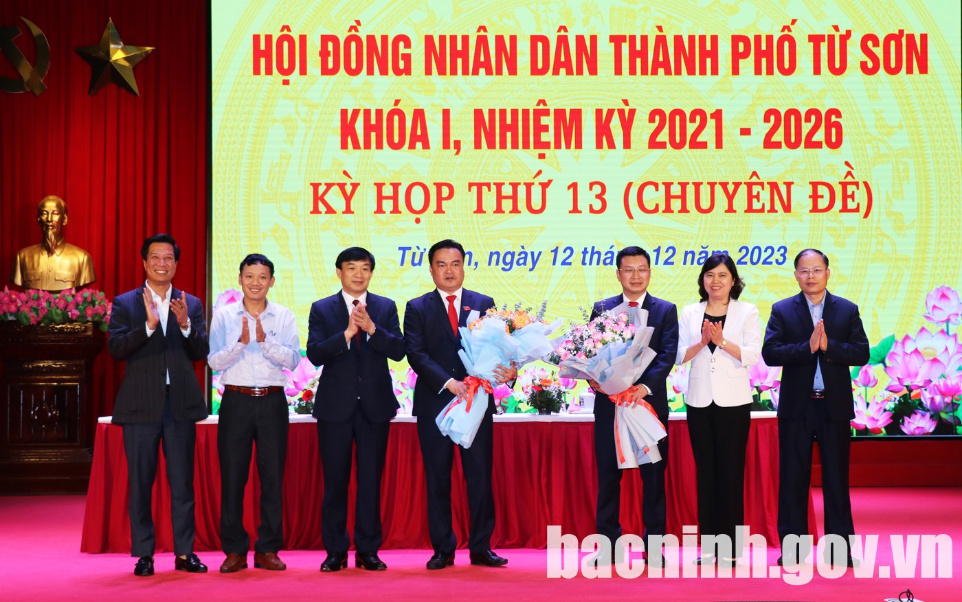 Hội đồng nhân dân thành phố Từ Sơn bầu bổ sung 02 Phó Chủ tịch UBND thành phố