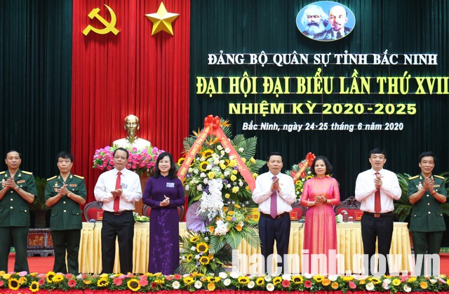 Đại hội Đảng bộ Quân sự tỉnh lần thứ XVII thành công tốt đẹp