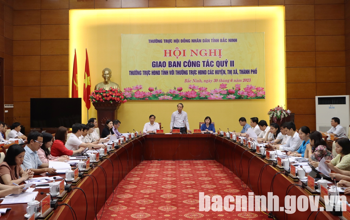 Thường trực HĐND tỉnh Bắc Ninh giao ban công tác quý II