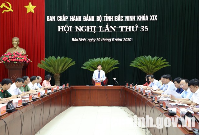 Hội nghị lần thứ 35 Ban Chấp hành Đảng bộ tỉnh khóa XIX