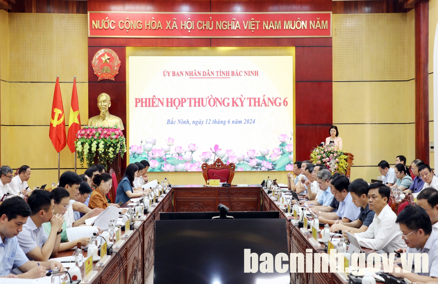 UBND tỉnh Bắc Ninh họp phiên thường kỳ tháng 6