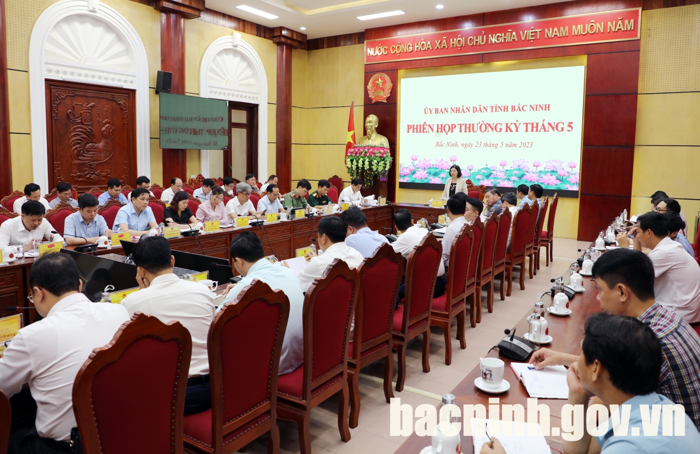 UBND tỉnh Bắc Ninh họp phiên thường kỳ tháng 05