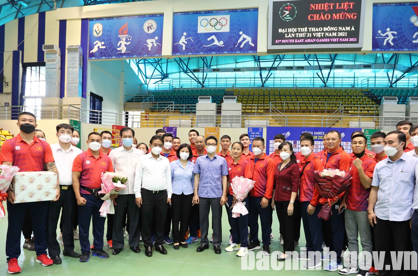Phó Thủ tướng Chính phủ thăm, kiểm tra công tác chuẩn bị SEA Games 31 tại Bắc Ninh