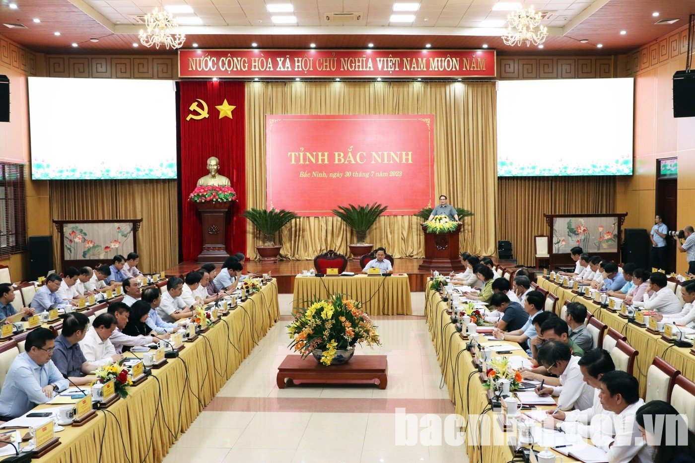 Thủ tướng Chính phủ Phạm Minh Chính làm việc với tỉnh Bắc Ninh