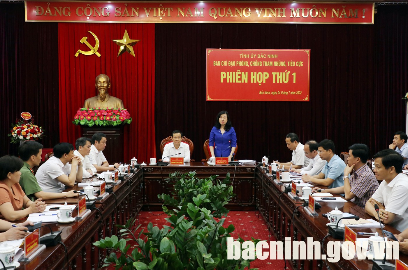 Ban Chỉ đạo phòng, chống tham nhũng, tiêu cực tỉnh Bắc Ninh họp phiên thứ Nhất