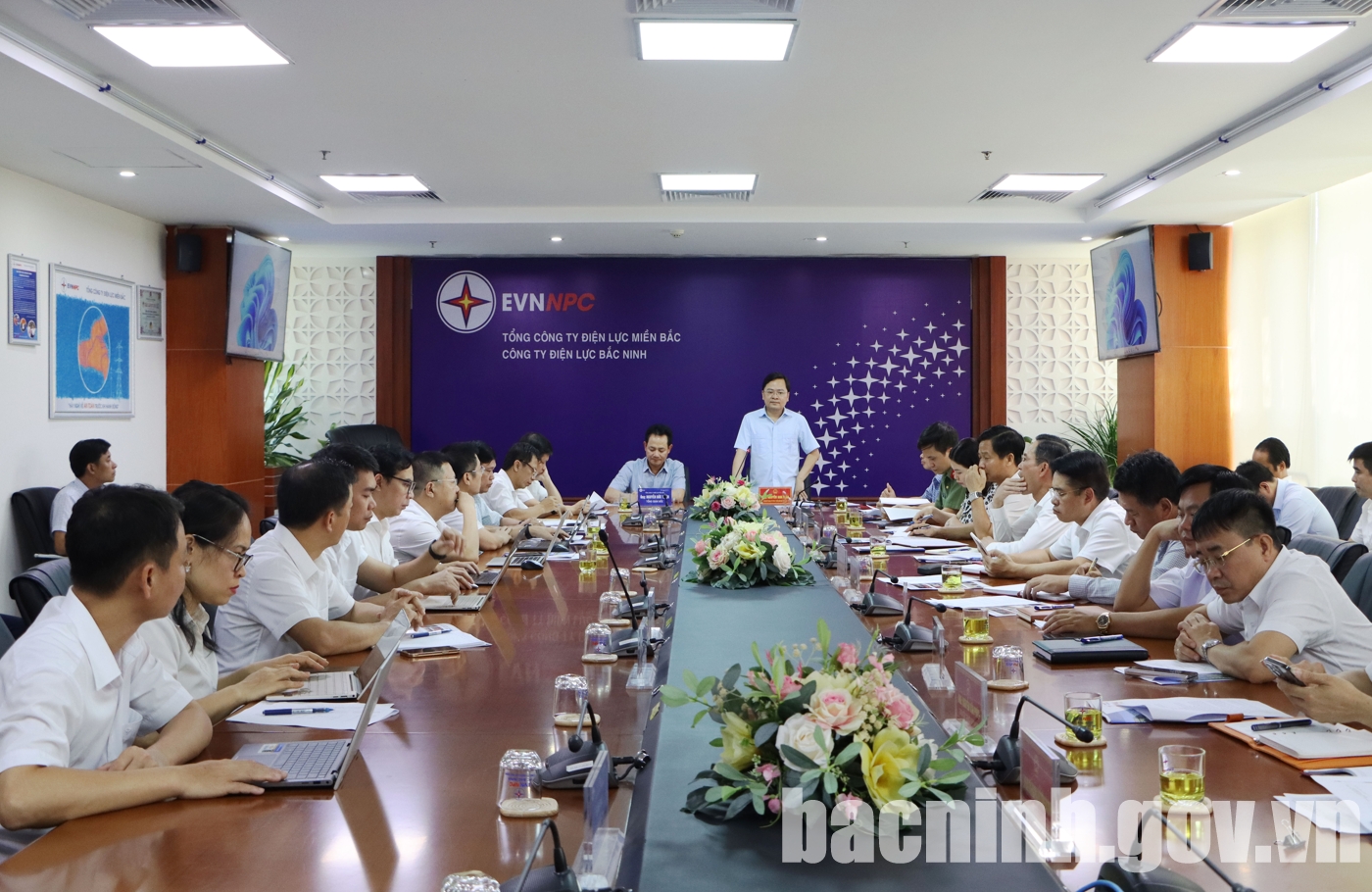 Bí thư Tỉnh ủy làm việc với Công ty Điện lực Bắc Ninh