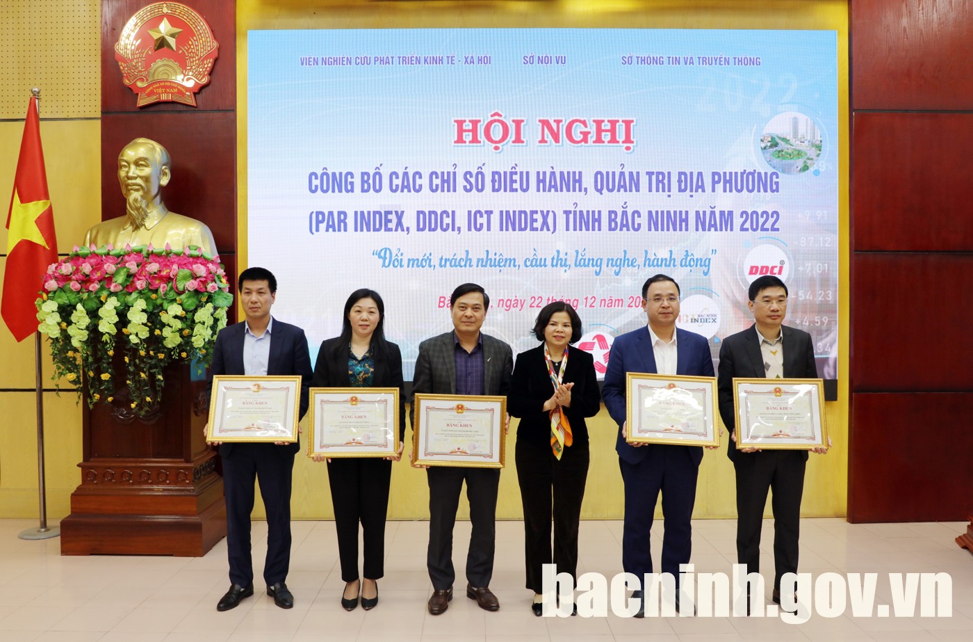Hội nghị công bố các Chỉ số điều hành, quản trị địa phương tỉnh Bắc Ninh năm 2022