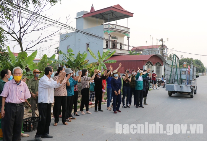 Dỡ bỏ phong tỏa tại thôn Nhiêu Đậu, xã Lâm Thao, huyện Lương Tài