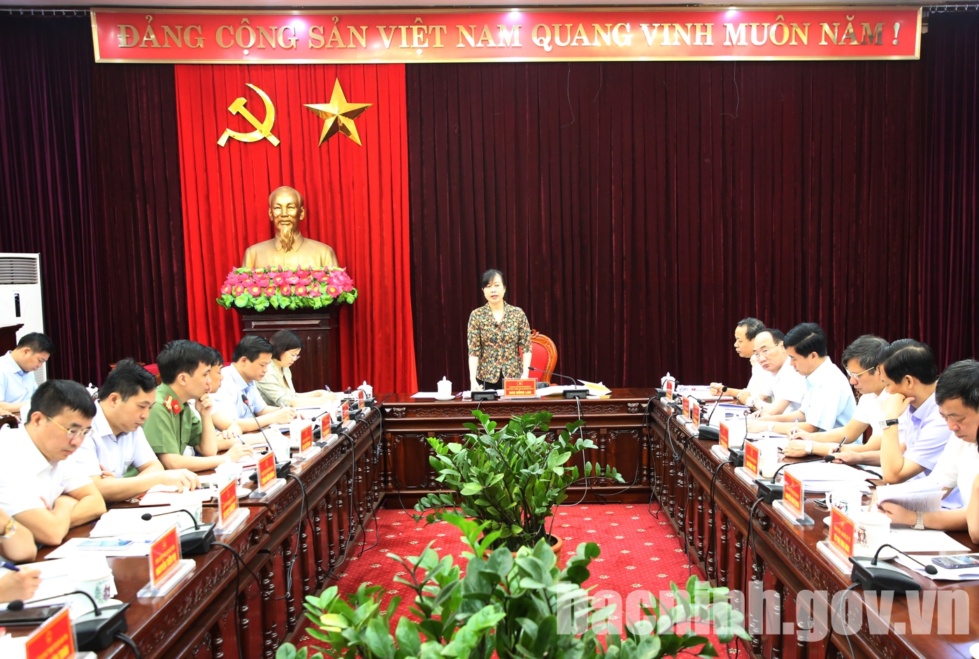 Hội nghị báo cáo tiến độ chuẩn bị tổ chức các hoạt động kỷ niệm 110 năm Ngày sinh Tổng Bí thư Nguyễn Văn Cừ