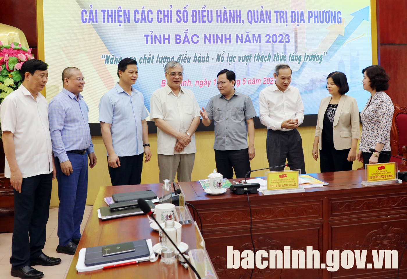 Hội nghị “Cải thiện các chỉ số điều hành, quản trị địa phương tỉnh Bắc Ninh năm 2023