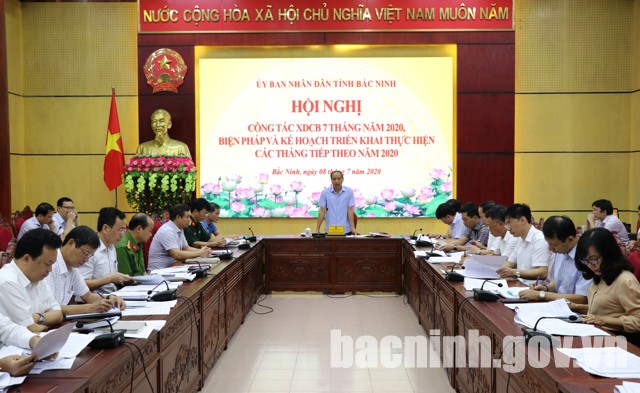 UBND tỉnh họp bàn công tác đầu tư xây dựng cơ bản