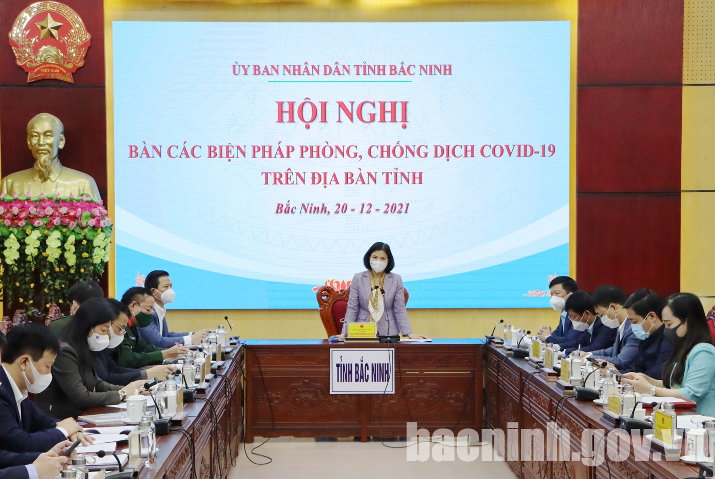 Hội nghị bàn các biện pháp phòng, chống dịch Covid-19 trên địa bàn tỉnh Bắc Ninh