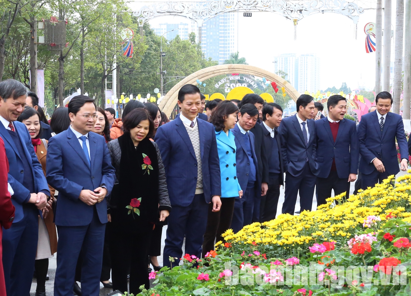Thành phố Bắc Ninh khai trương Đường hoa chào Xuân Quý Mão năm 2023