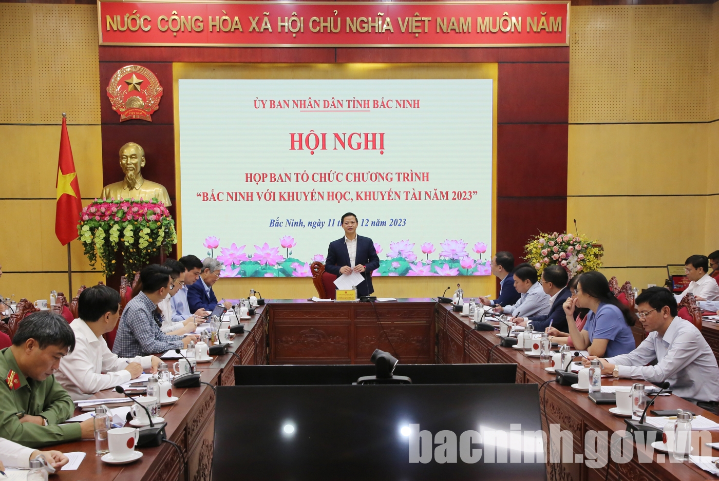 Họp Ban Tổ chức Chương trình “Bắc Ninh với khuyến học, khuyến tài năm 2023”