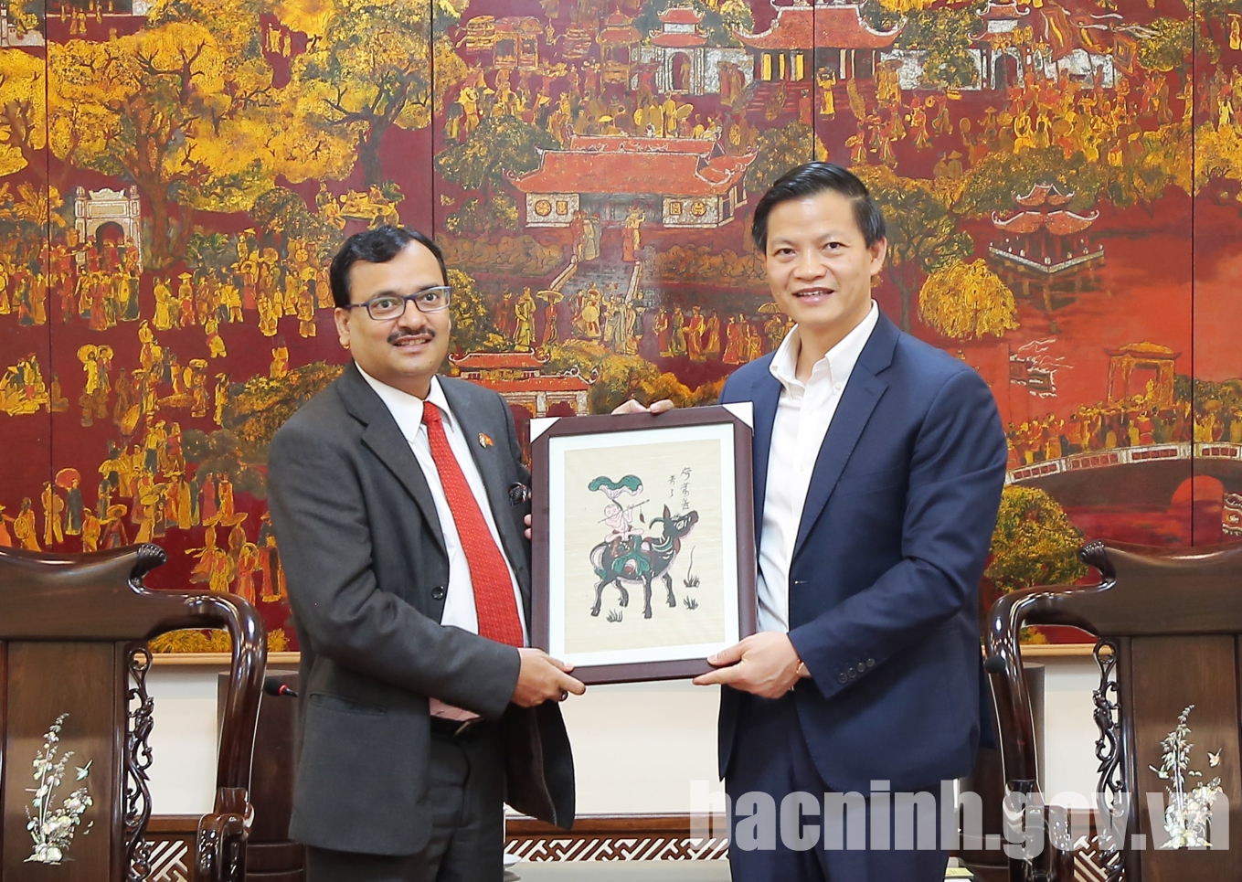 Lãnh đạo UBND tỉnh Bắc Ninh tiếp Phó Đại sứ Ấn Độ tại Việt Nam