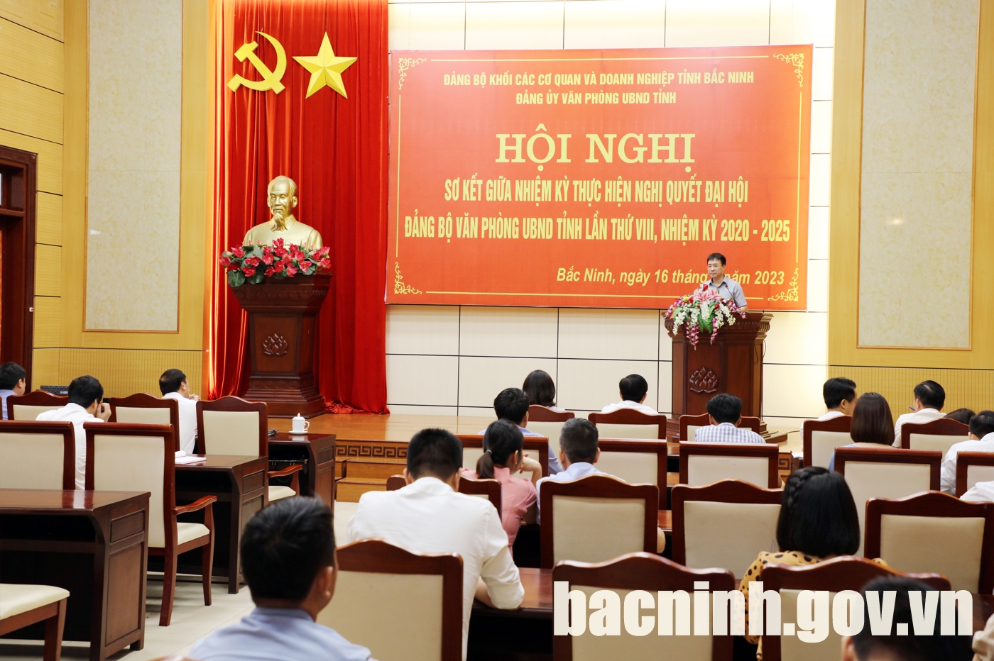 Đảng bộ Văn phòng UBND tỉnh Bắc Ninh sơ kết giữa nhiệm kỳ 2020 - 2025