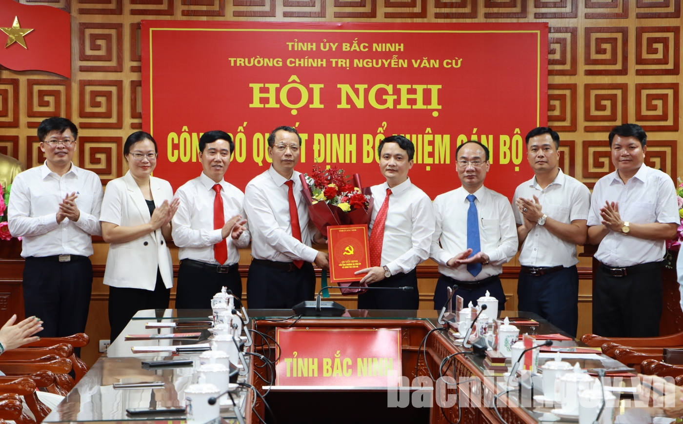 Trường Chính trị Nguyễn Văn Cừ có tân hiệu trưởng