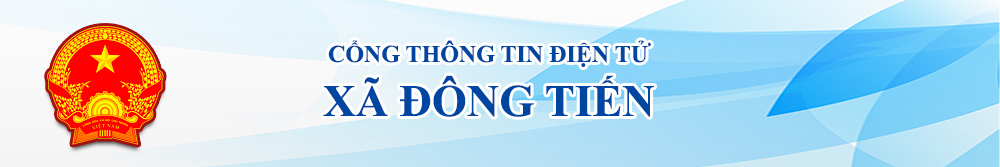 banner xã đông tiến