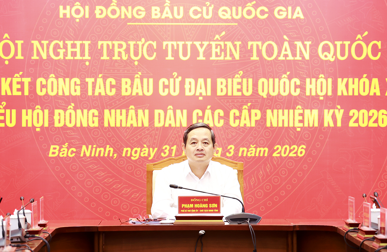 Hội nghị toàn quốc tổng kết công tác bầu cử đại biểu Quốc hội khóa XVI và HĐND các cấp nhiệm kỳ 2026-2031
