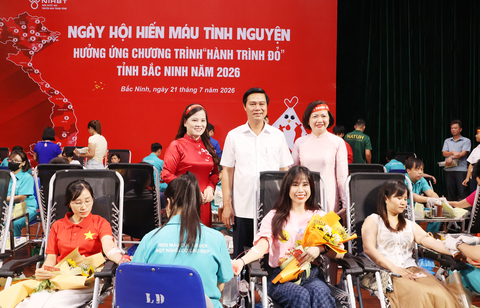 Khai mạc Chương trình “Hành trình Đỏ” lần thứ XIV, tôn vinh Người hiến máu tình nguyện tiêu biểu tỉnh Bắc Ninh năm 2026