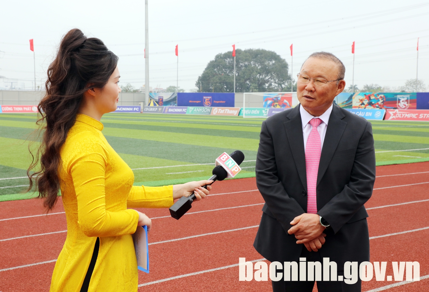 Mr. Park Hang Seo gives exclusive interview with Bac Ninh Portal